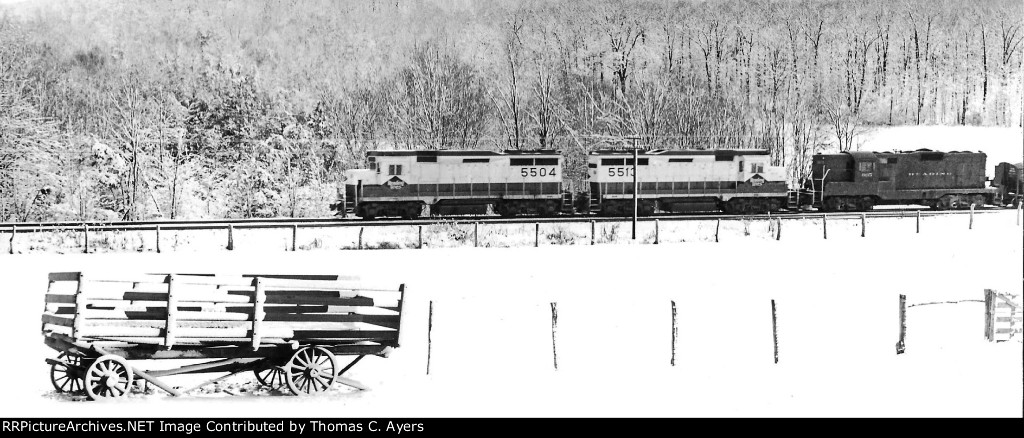 Reading Railroading In The Snow, c. 1963